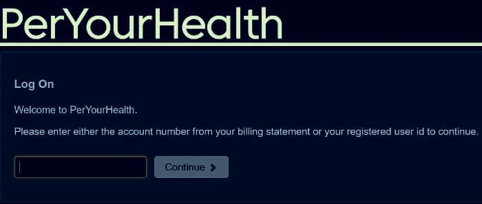 Peryourhealth login